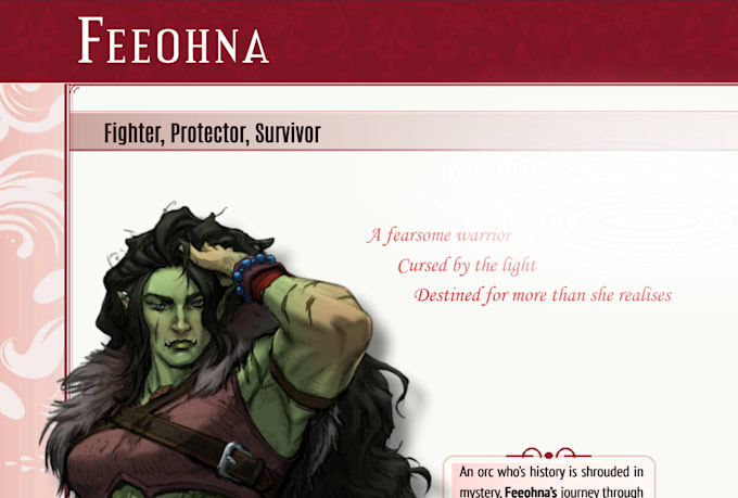 create ttrpg PC and npc backstories and profiles